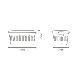 Brabantia Collect-it vasket�jskurv 40 Liter - Soft Beige