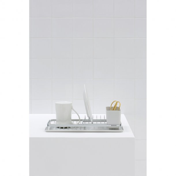 Brabantia Opvaskestativ &amp; bakke compact  - Light Grey