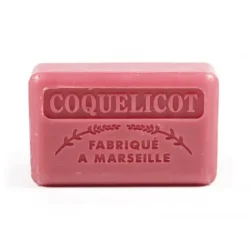 Savon Marseillaise - Fransk Sbebar Hnd/Krop - Coquelicot / Kornvalmue (125 g)