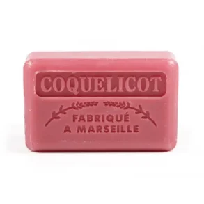 Savon Marseillaise - Fransk S�bebar H�nd/Krop - Coquelicot / Kornvalmue (125 g)