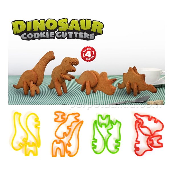 3D Dinosaur Kage Udstikker -Triceratops