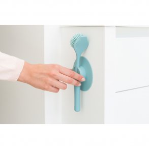 Brabantia Opvaskebørste med sugekop holder - Mint