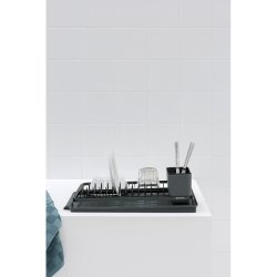 Brabantia Opvaskestativ &amp; bakke - Dark Grey