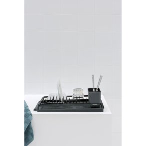 Brabantia Opvaskestativ & bakke - Dark Grey