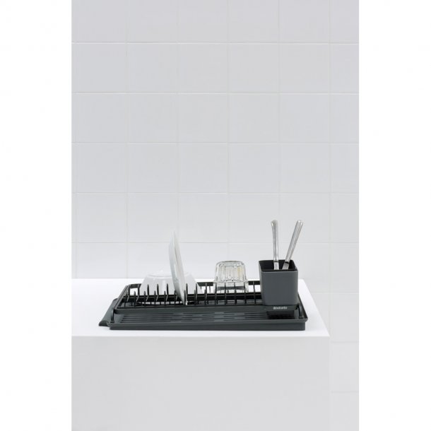 Brabantia Opvaskestativ &amp; bakke - Dark Grey