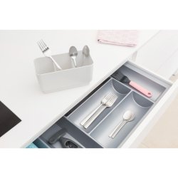 Brabantia Opvaskestativ &amp; bakke - Light Grey