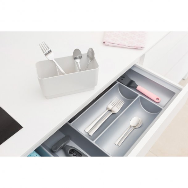 Brabantia Opvaskestativ &amp; bakke  - Light Grey