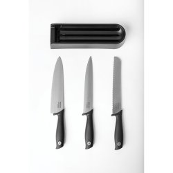 Brabantia Knivblok med 3 knive - M�rk Gr�