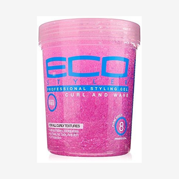 Eco Style Styling Gel Curl &amp; Wave Pink 946 Ml