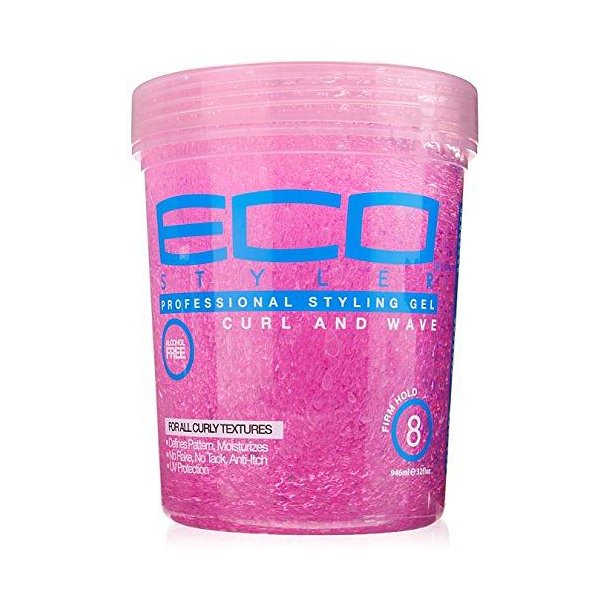 Eco Style Styling Gel Curl &amp; Wave Pink 946 Ml