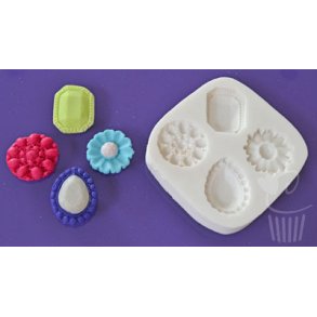 FPC sugarcraft Jewlled Brooches