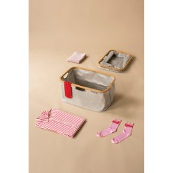 Brabantia Folbar vasketjs kurv m bambuskant, 40 Liter Gr