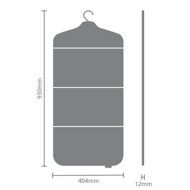 Brabantia Foldbart Steaming Br�t - Grey