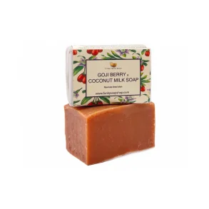 Funky Soap Shop Goji Berry & Coconut Milk Sæbebar Hånd/Krop (120 g)