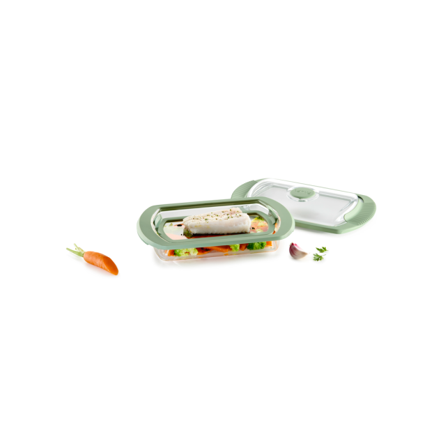 L�ku� Micro Ovn Damp Cooker Glas, 2 Pers.