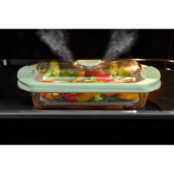 L�ku� Micro Ovn Damp Cooker Glas, 2 Pers.