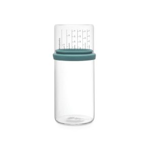 Brabantia OPBEVARINGSGLAS m. M�le kop, 1 Liter., Mint