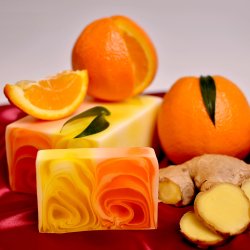 AW Orange &amp; Ginger - H�ndlavet S�beblok (1,2 kg)
