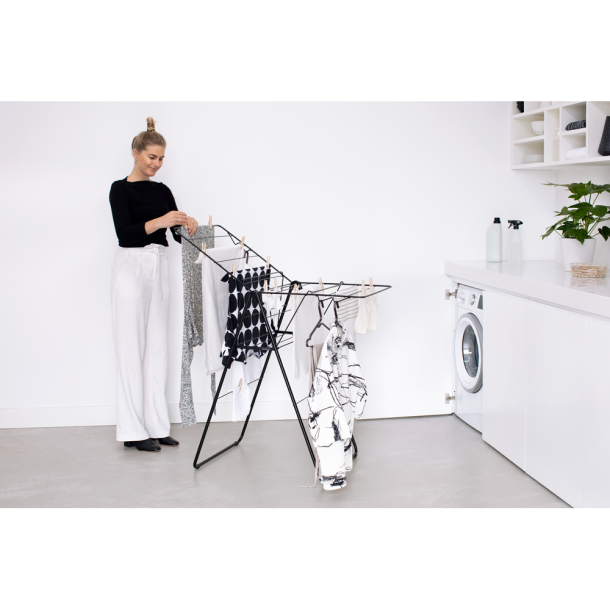 Brabantia Hang-on Trrestativ 15 meter Sort