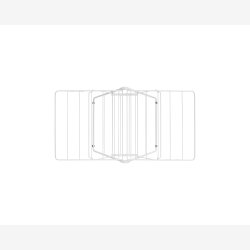 Brabantia Hang-on T�rrestativ 15 meter Hvid