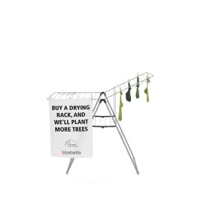 Brabantia Hang-on T�rrestativ 20 meter Metallic Grey