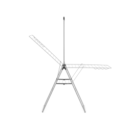 Brabantia Hang-on Trrestativ 25 meter + bjlestang Metallic Grey