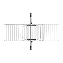 Brabantia Hang-on Trrestativ 25 meter + bjlestang Metallic Grey