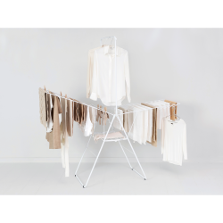 Brabantia Hang-on Trrestativ 25 meter + bjlestang Hvid