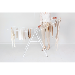 Brabantia Hang-on Trrestativ 25 meter + bjlestang Hvid