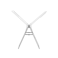 Brabantia Hang-on Trrestativ 25 meter Metallic Grey