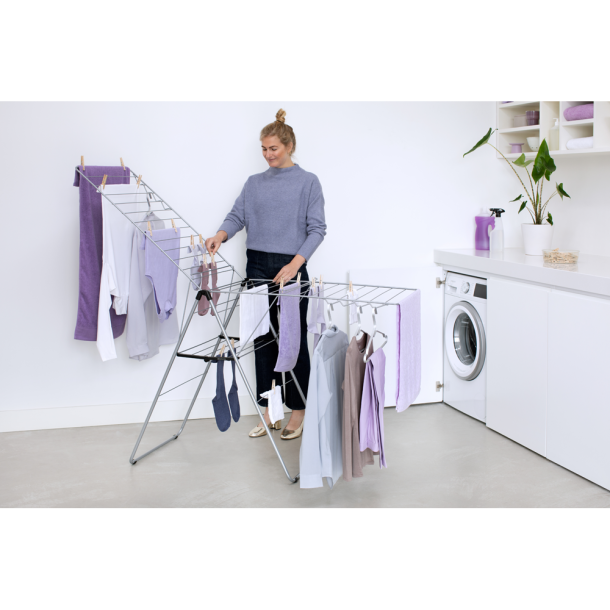 Brabantia Hang-on Trrestativ 25 meter Metallic Grey