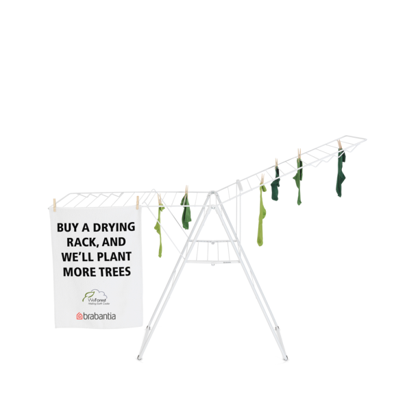 Brabantia Hang-on Trrestativ 25 meter Hvid