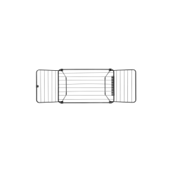 Brabantia HangOn T�rrestativ Too, 18m - Matt Black