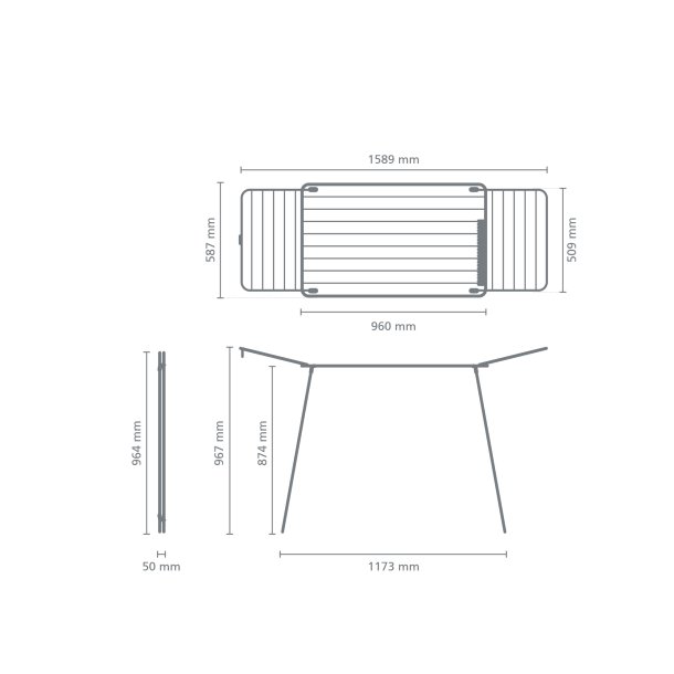 Brabantia HangOn Trrestativ Too, 18m - White