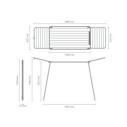 Brabantia HangOn Trrestativ Too, 22m - Matt Black