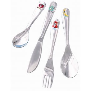 Steel Function Barnebestik Med Farvetryk 4 Stk. 