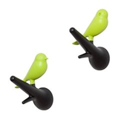 Qualy HOOK SPARROW Sort Knage