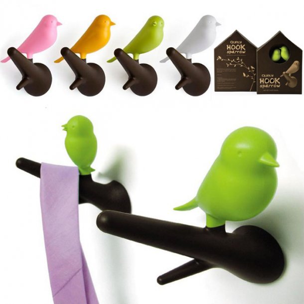 Qualy HOOK SPARROW Brun Krokar