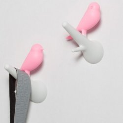 Qualy HOOK SPARROW Hvid Knage