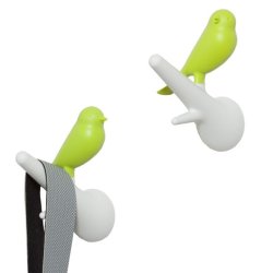 Qualy HOOK SPARROW Hvid Knage