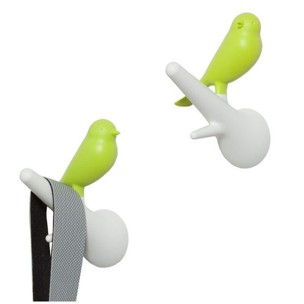 Qualy HOOK Sparrow Vit Krokar