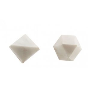House Doctor Knop, Cubes, Assorteret 2 designs, Hvid