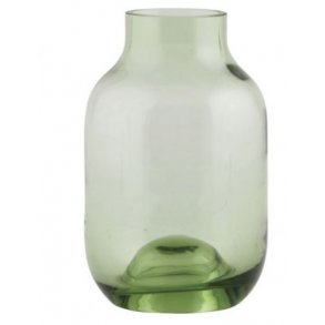 House Doctor Vase, Shaped, Grn, Dia.: 9 cm h.: 14 cm
