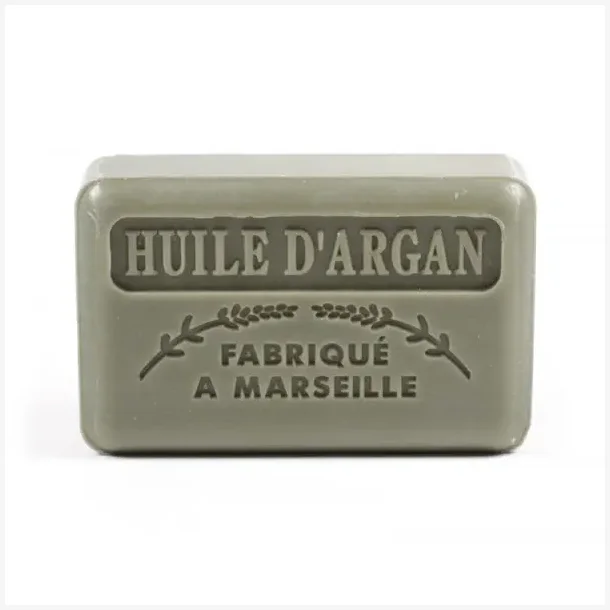 Savon Marseillaise - Fransk S�bebar H�nd/Krop - Huile D&acute;Argan (125 g)