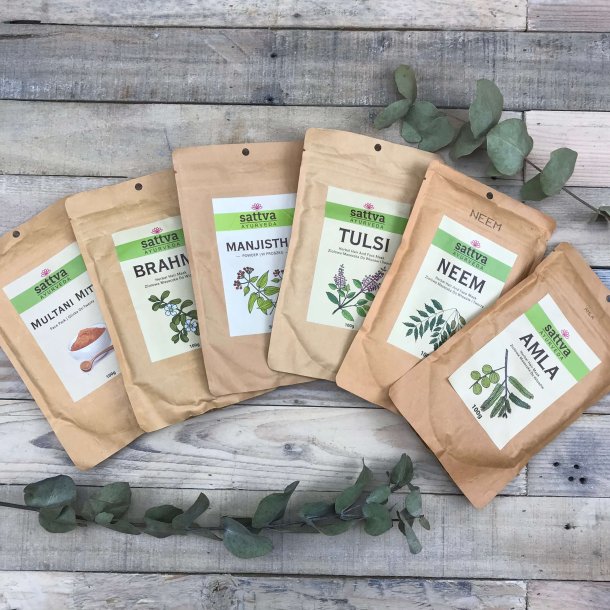 Sattva - Ansigtsmaske Neem problemhud (100 g)