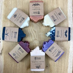 Wilcza Jagoda &#150; Sbebar White Doe m. Jasmin &amp; Hvid Ler til Ansigt/Hnder/Krop (100g)