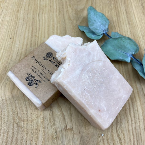 Wilcza Jagoda  Sbebar Raspberry with Salt m. Himalaya Salt &amp; Lyserd Ler til Ansigt/Hnder/Krop (100g)