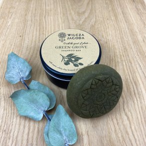 Wilcza Jagoda – Shampoobar Green Grove m. Neem i etui (70g)