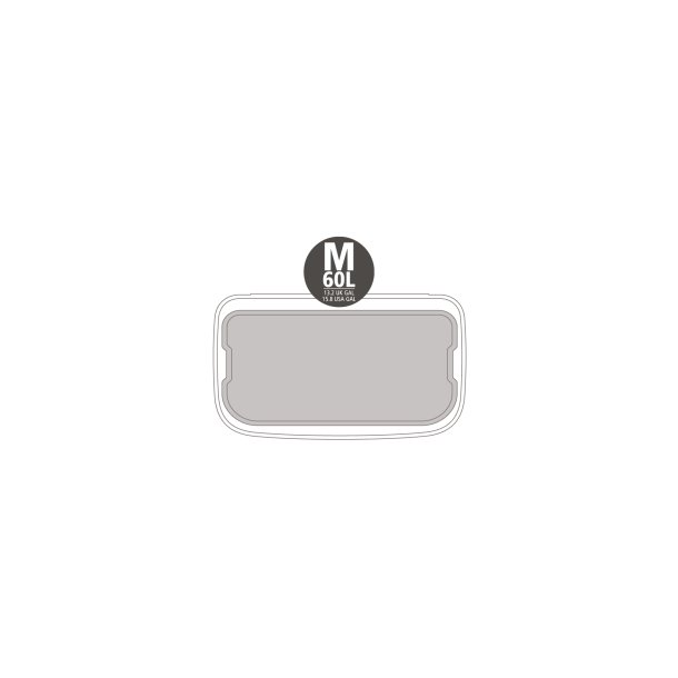Brabantia Touch Bin High 60 Liter - Soft Beige