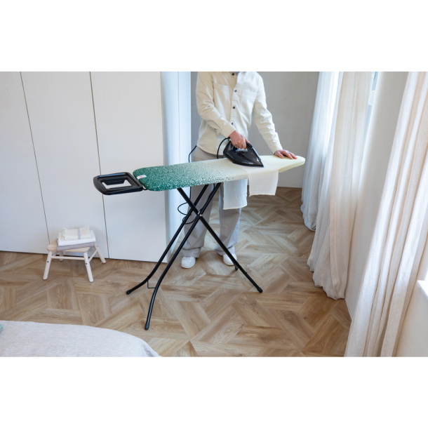 Brabantia Strygebrt B. m. Holder, sort stel, fairtrade bomuld - New Dawn